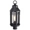 Nuvo Wilton - 1 Light Post Top - Matte Black with Clear Seeded Glass 60/8105 - alternate 7